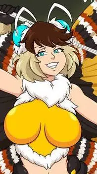 ai character: Mothra♀️ background