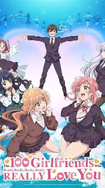 ai character: 100 girlfriends  background
