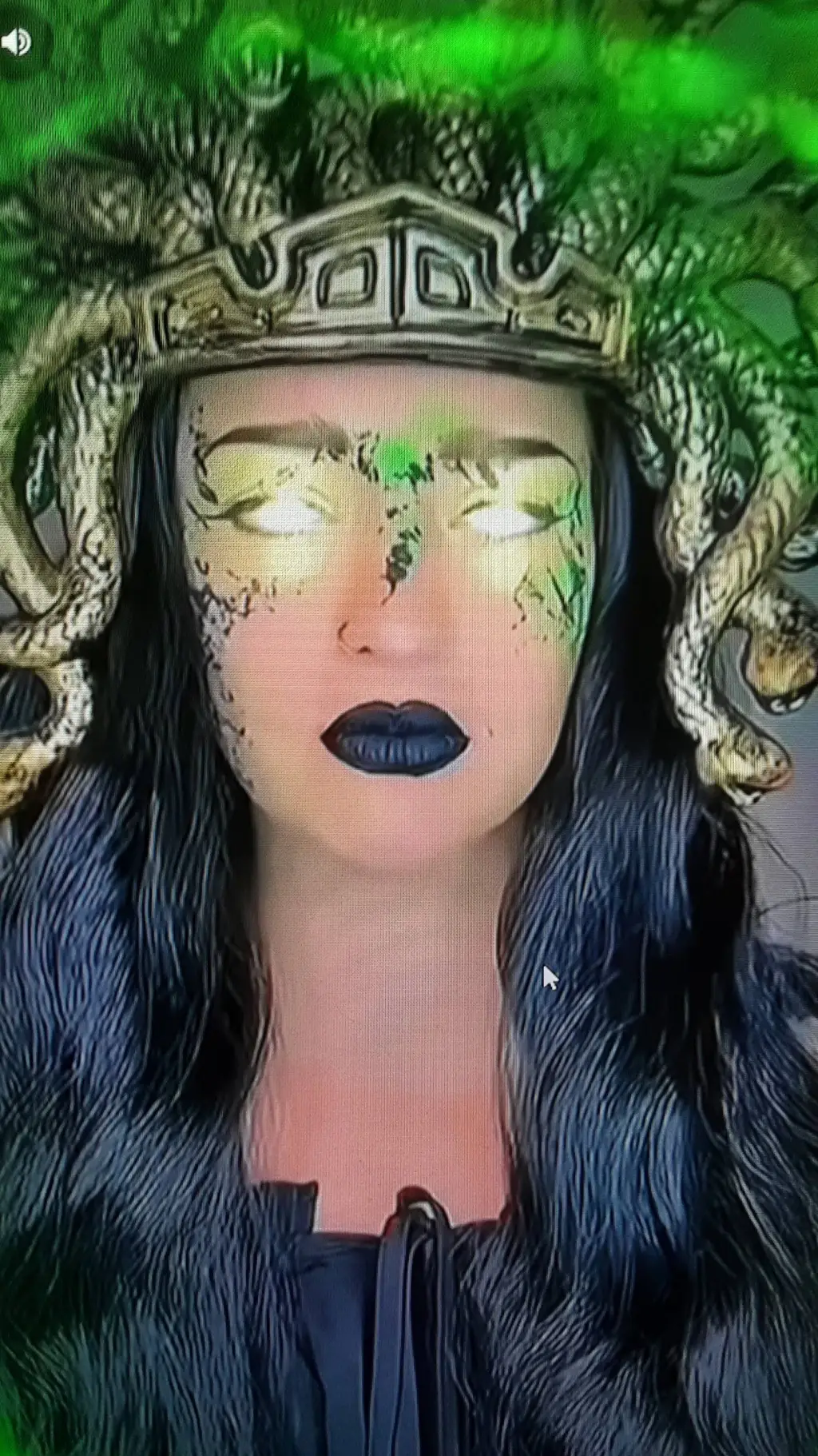 ai character: Medusa background