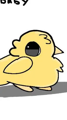 ai character: chicky chicky yay  background