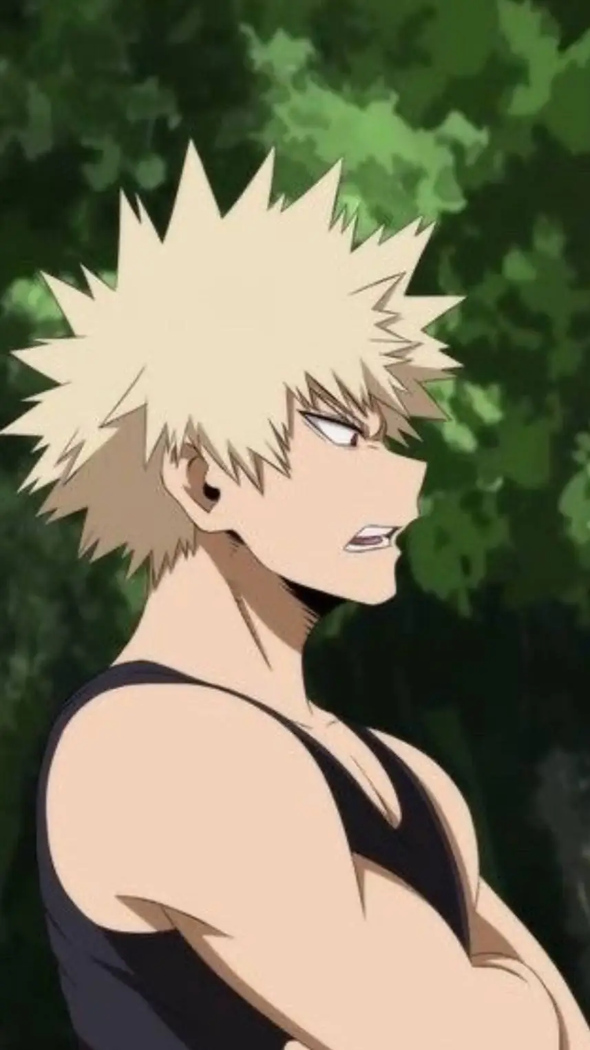 ai character: Katsuki Bakugo  background