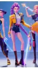 ai character: Kpop Demons hunter background