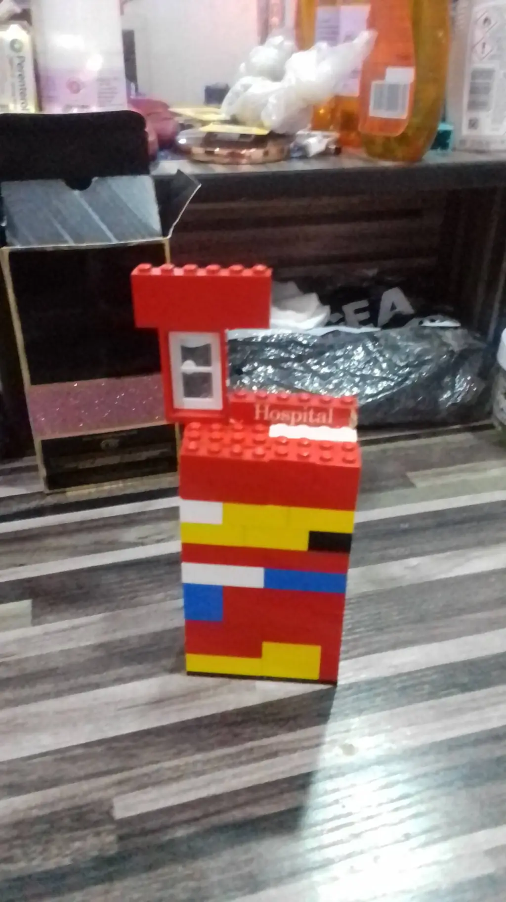 ai character: forest cabin background