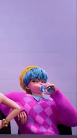 ai character: Baby saja background