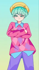 ai character: Baby saja background