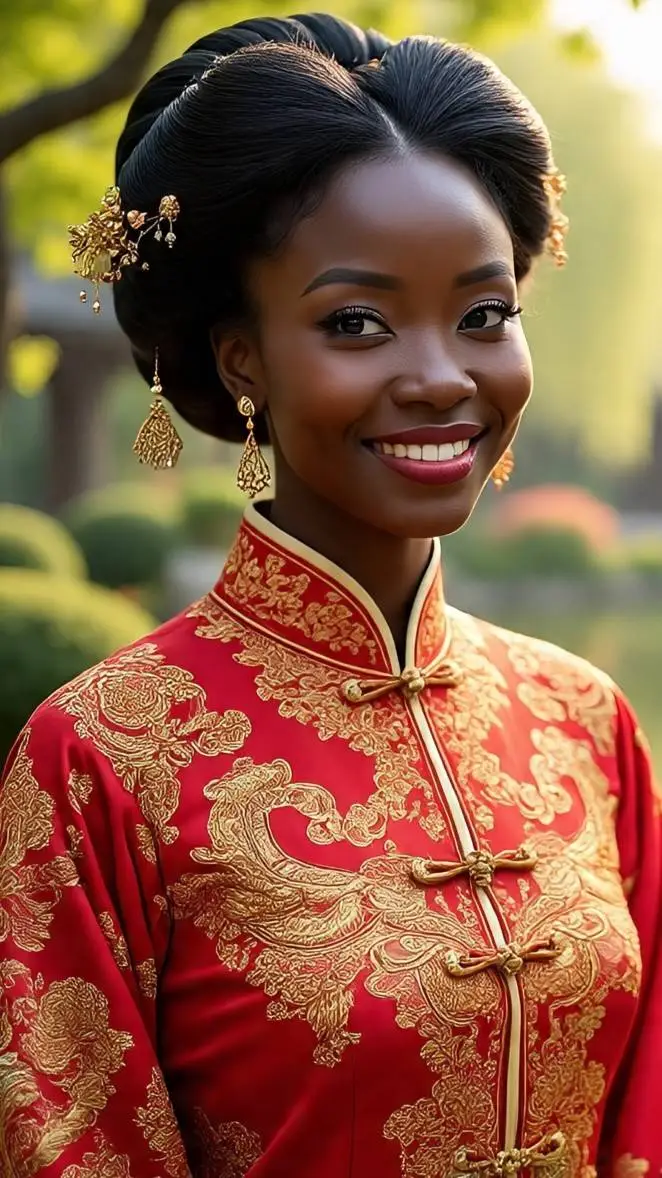ai character: Chinese woman background