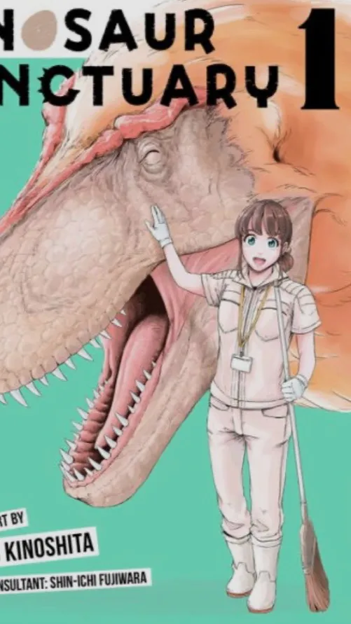 ai character: Dinosaur sanctuary background