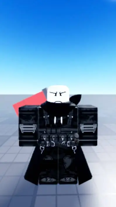 ai character: red capture background