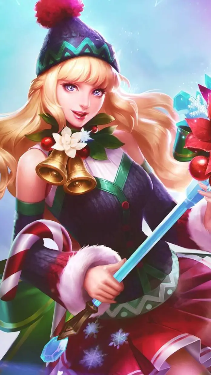 ai character: Odette (Christmas) background