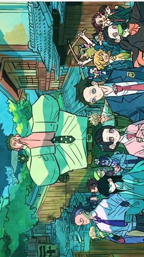 ai character: ~📚Kny academy📚~ background