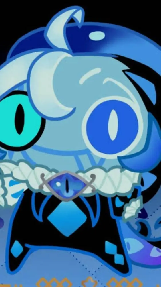 ai character: Shadow Milk Cookie background