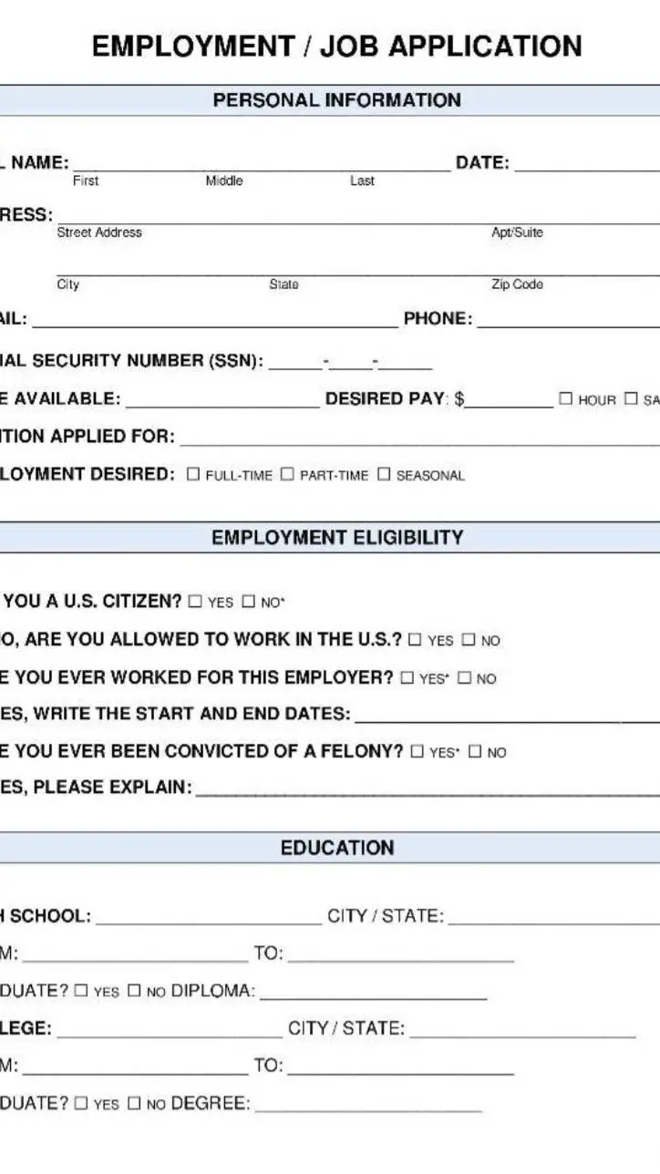 ai character: job background