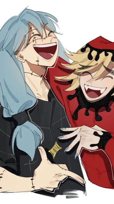 ai character: Kny x jjk! background