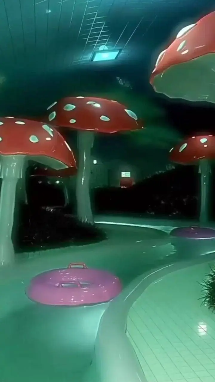 ai character: ~👁️dream core🍄~ background