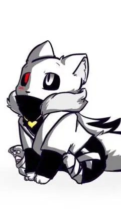 ai character: Cat Cross Sans background