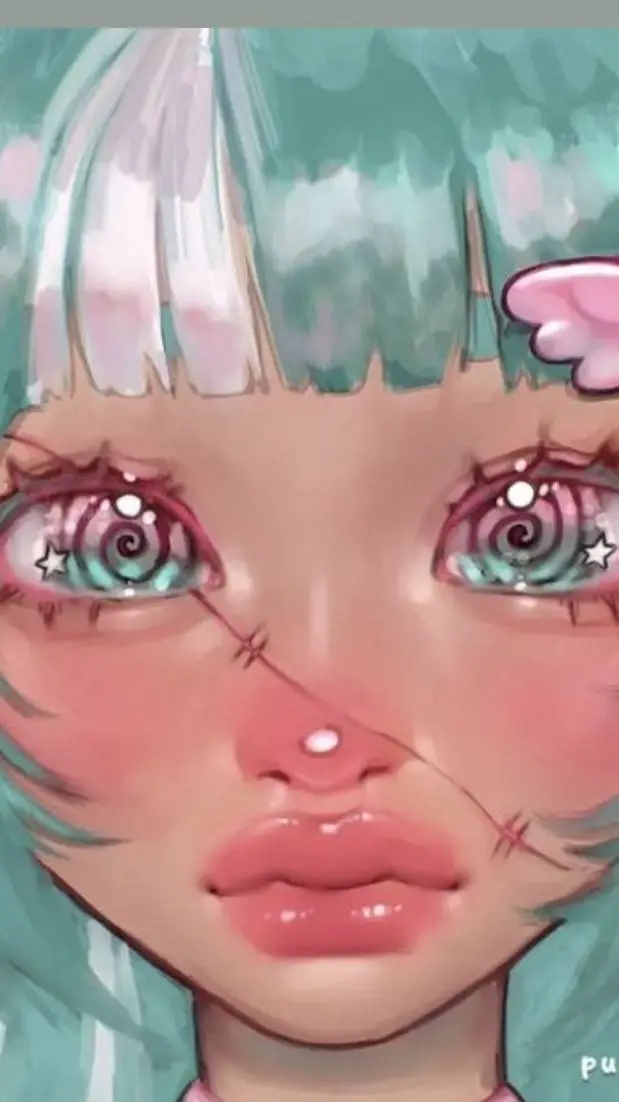 ai character: Crystal  background