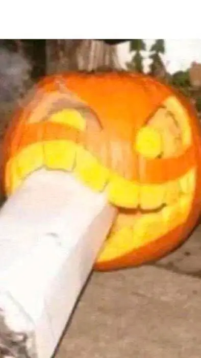 ai character: Pumpkin background