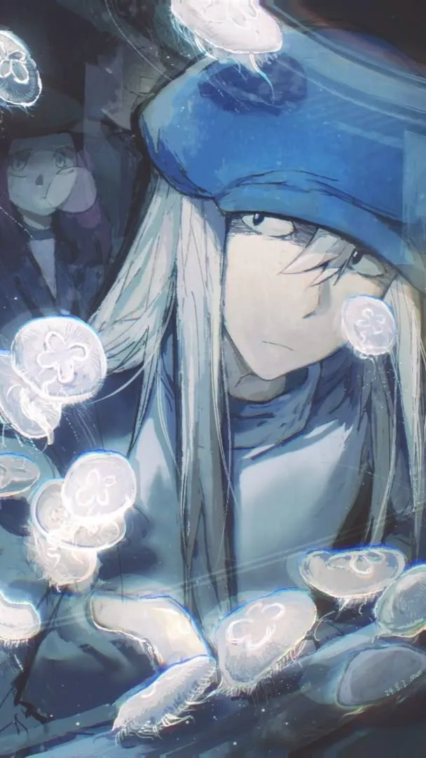 ai character: 🫐𝙆𝙄𝙏𝙀🫐 background