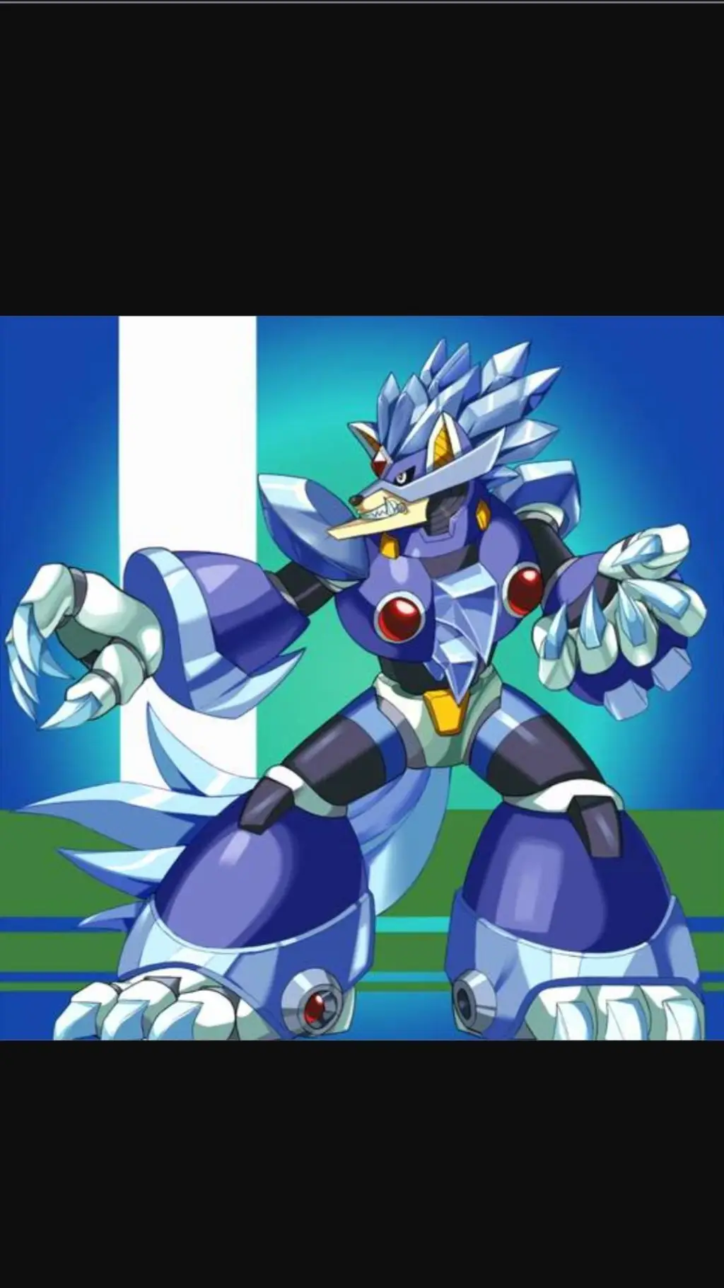 ai character: Blizzard Wolfang  background