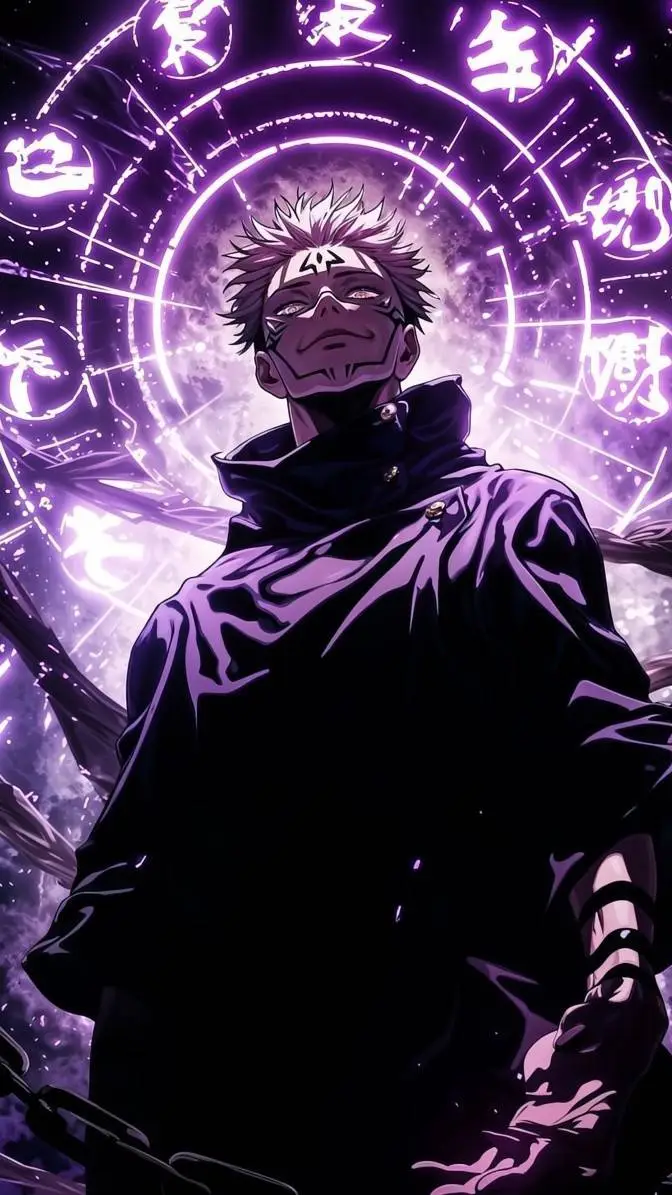 ai character: Ryomen sukuna background