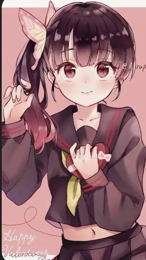 ai character: kanao x tanjiro  background