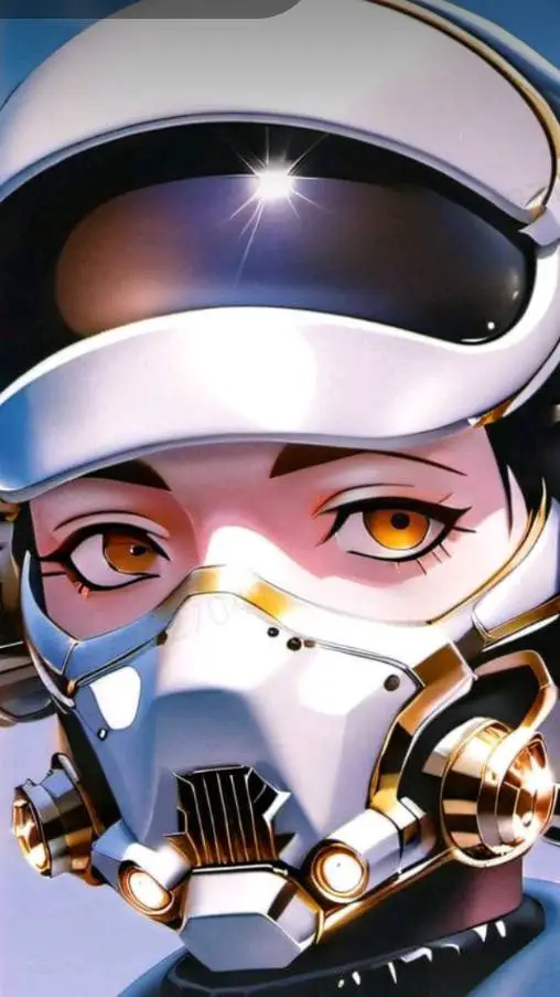ai character: maske(deutsch) background