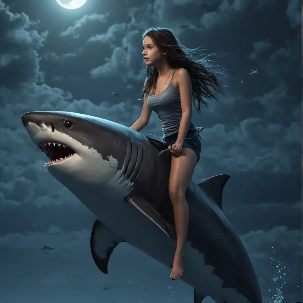 chat with ai character: Shark Girl