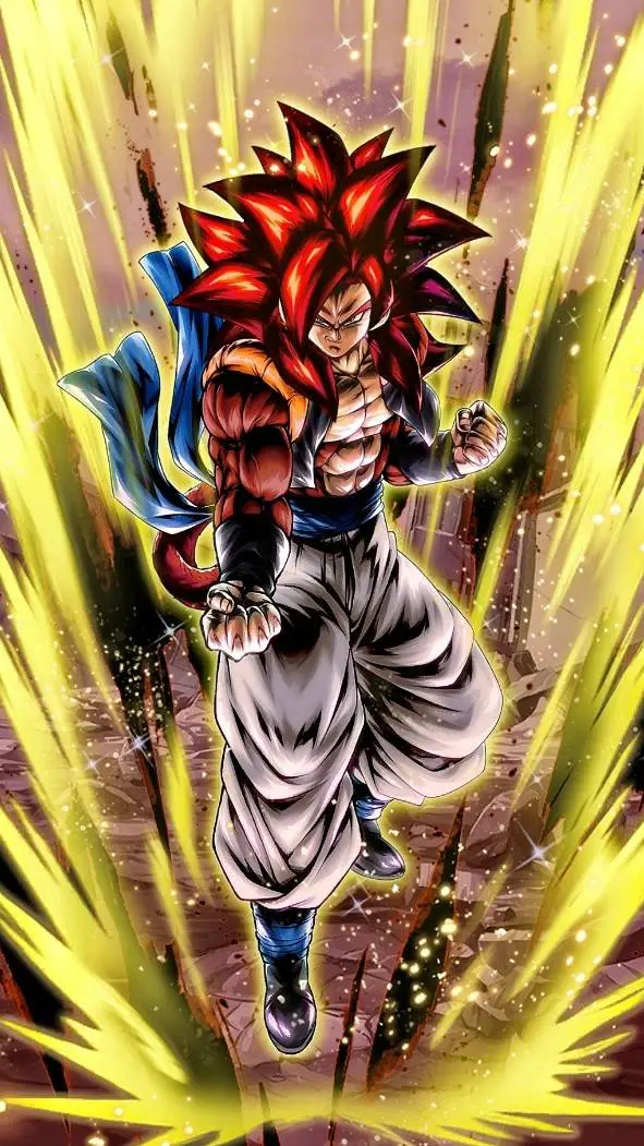 ai character: ssj4 gogeta  background