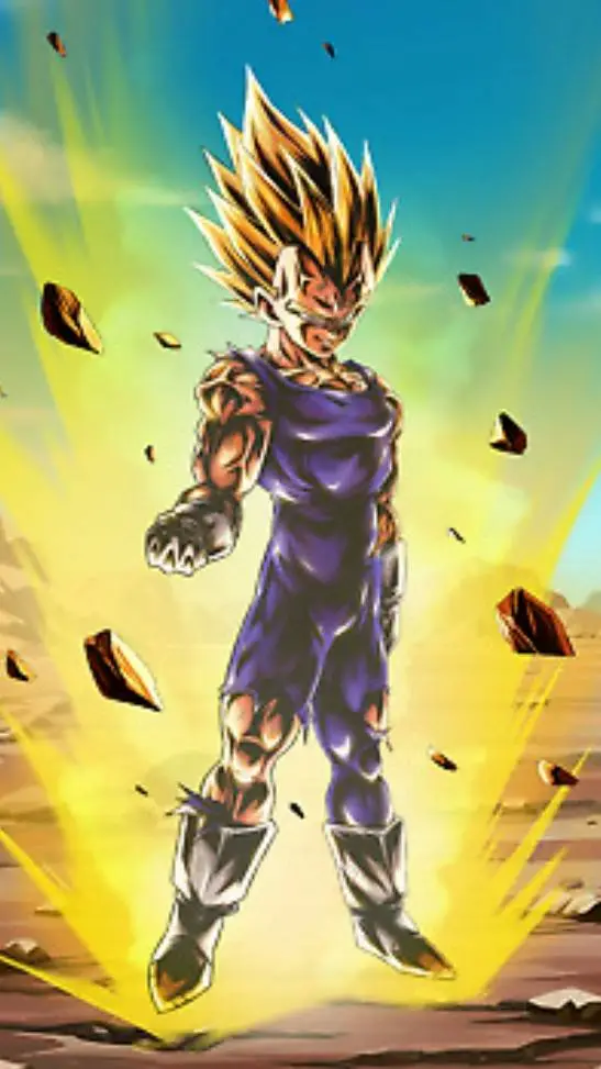 ai character: Majin Vegeta  background
