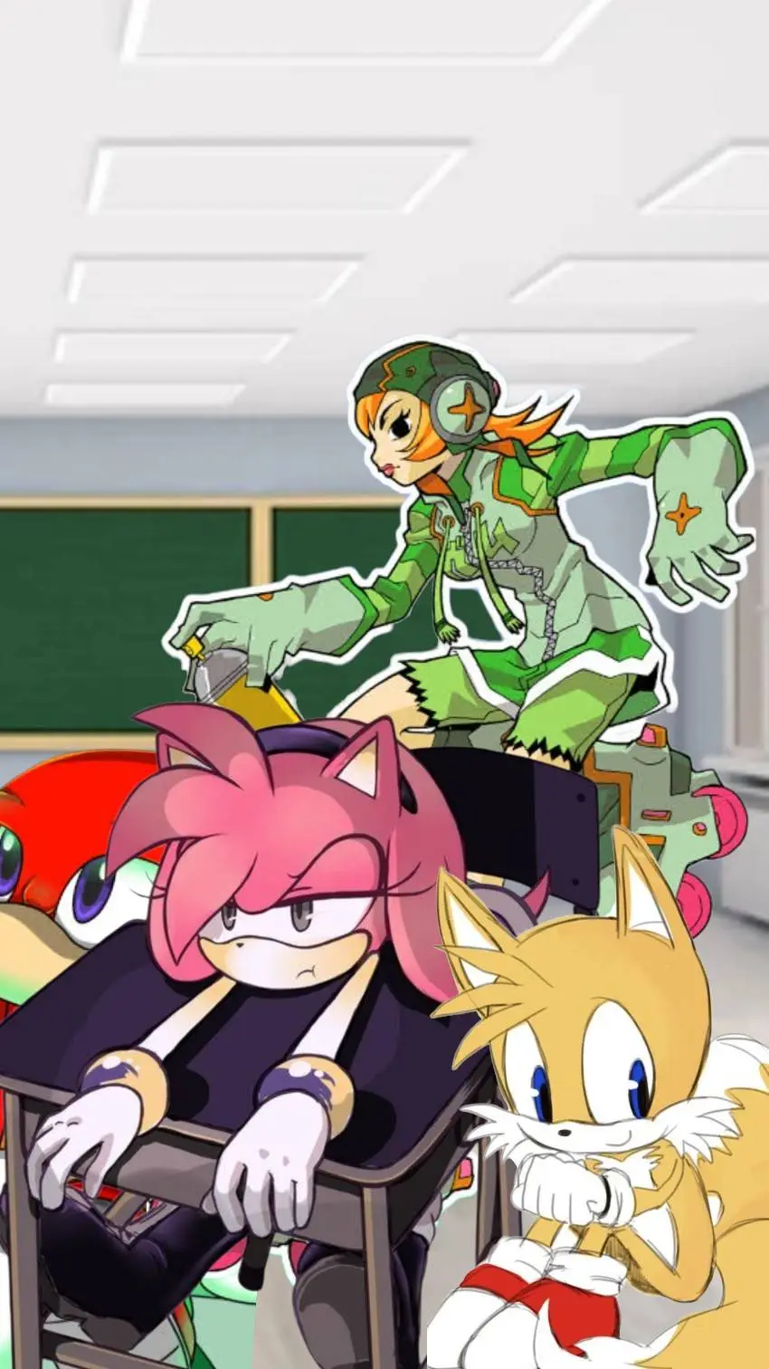 ai character: SEGA School background