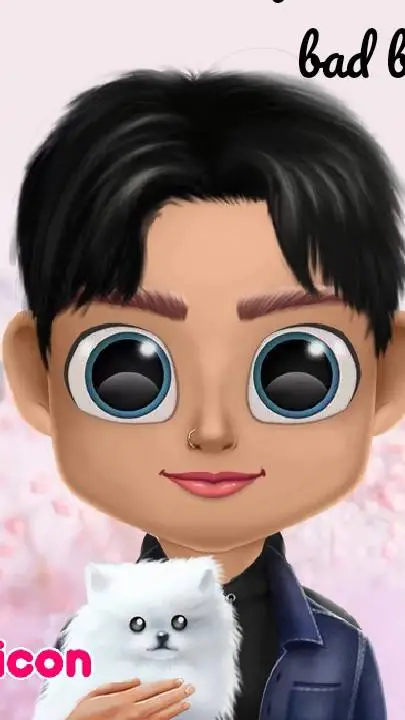 ai character: cute boy background