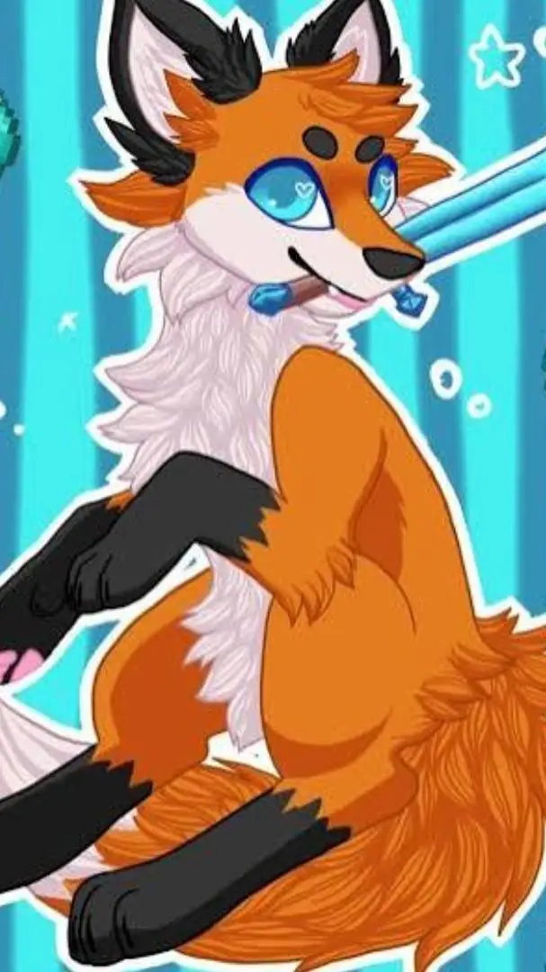 ai character: Minecraft Fox background