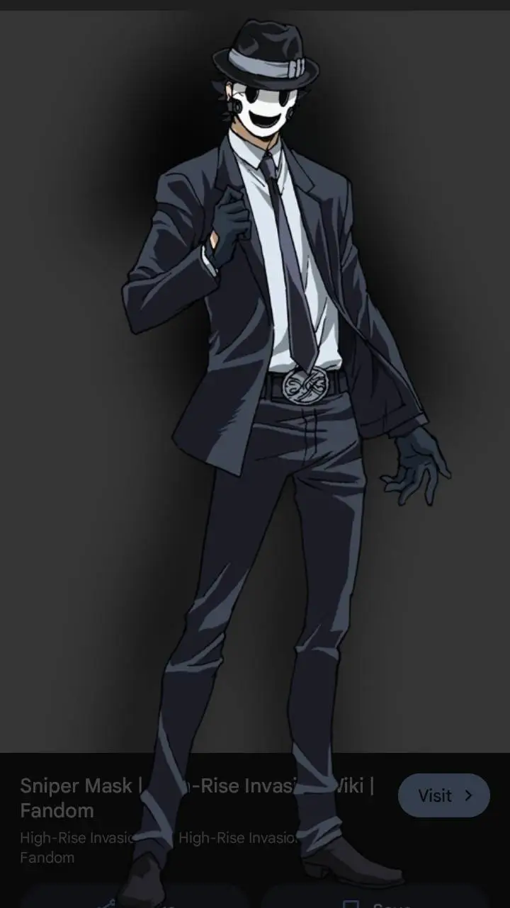 ai character: sniper mask  background