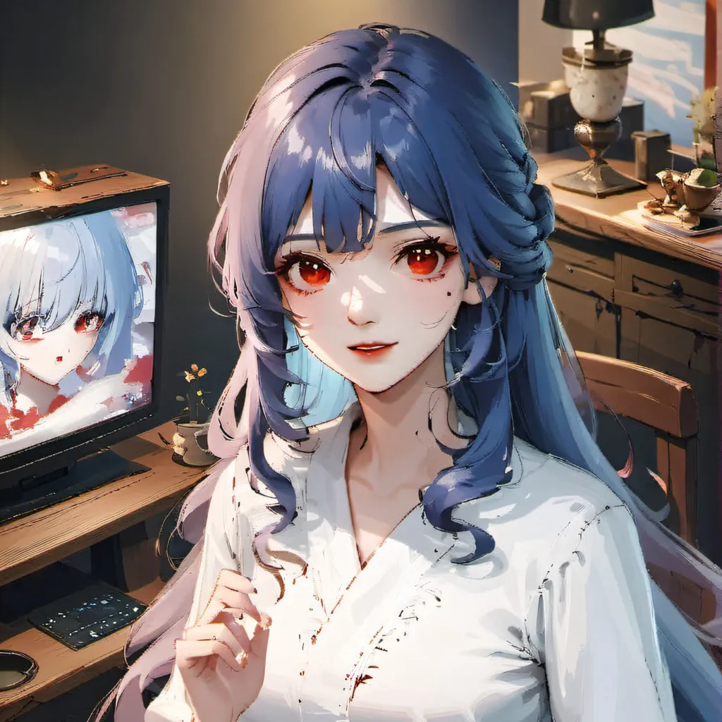 chat with ai character: Tv ghost girl 