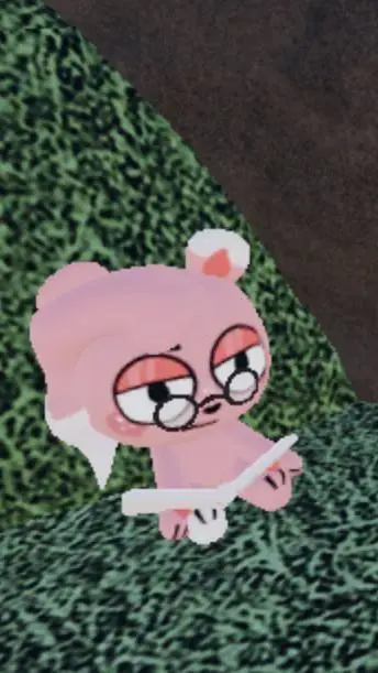 ai character: pineberry  background