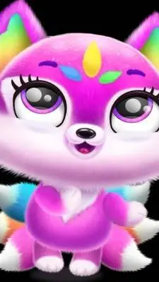 ai character: kitsune background