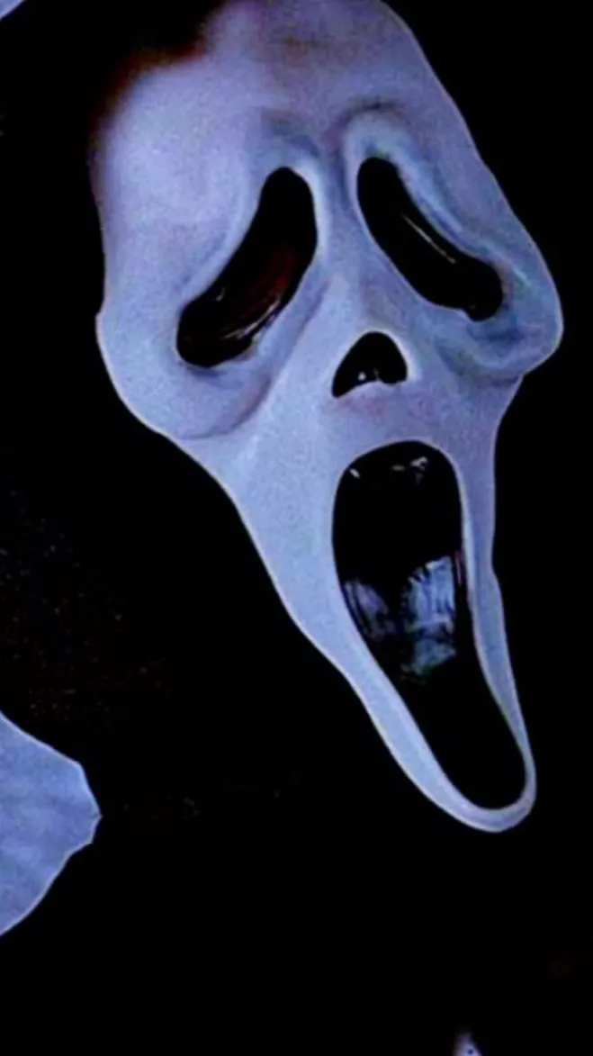 ai character: Ghostface background