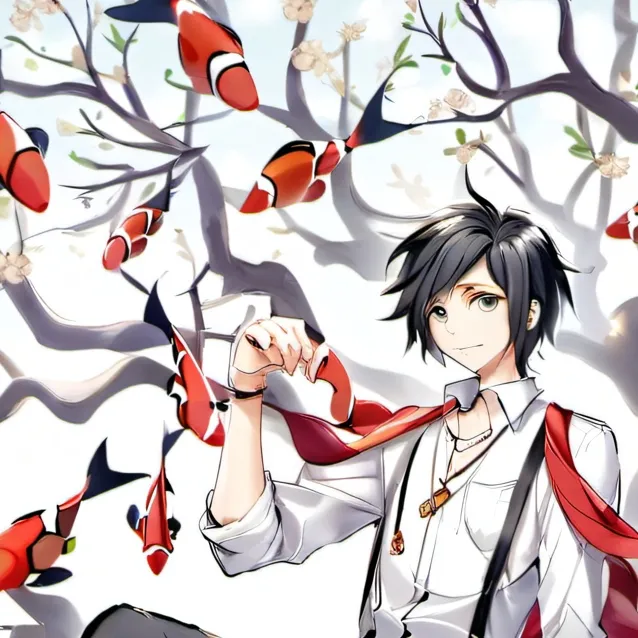 chat with ai character: Fish in a tree