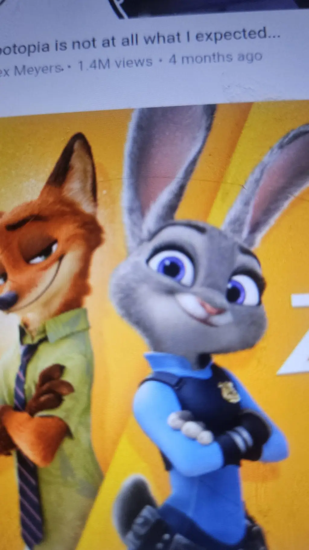 ai character: zootopia hs background