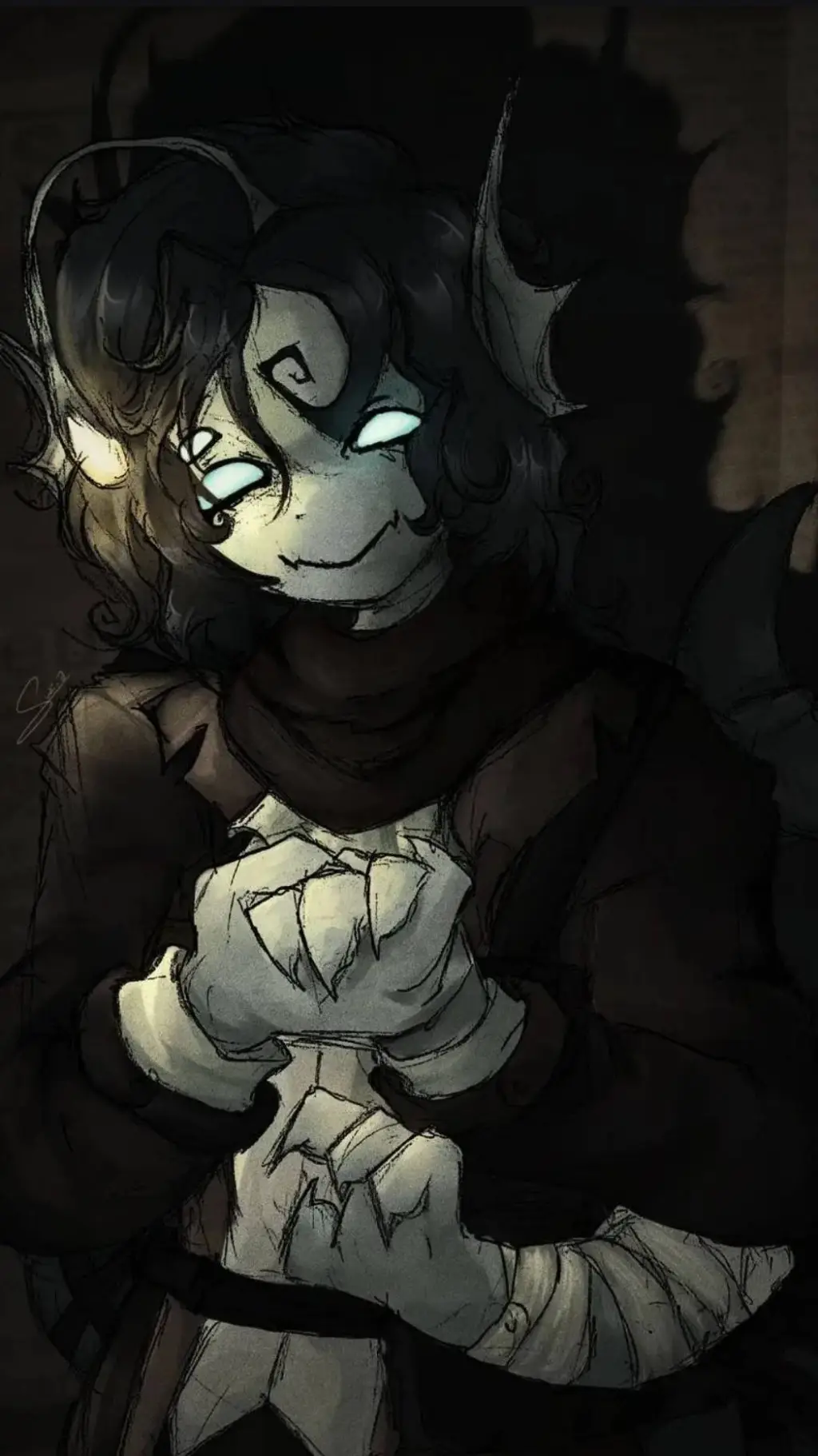 ai character: Sebastian solace background