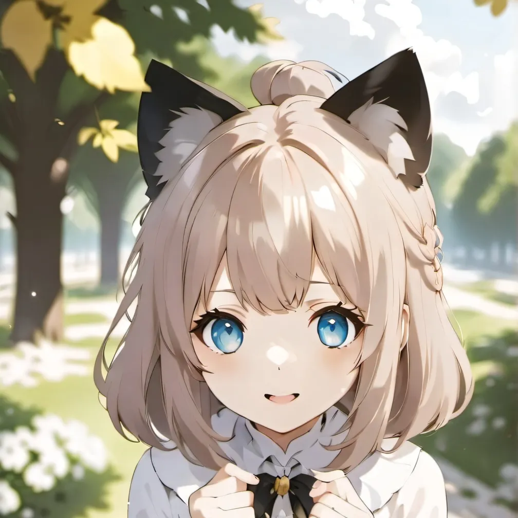 chat with ai character: tiny catgirl 