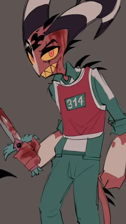 ai character: Blitz squid game background