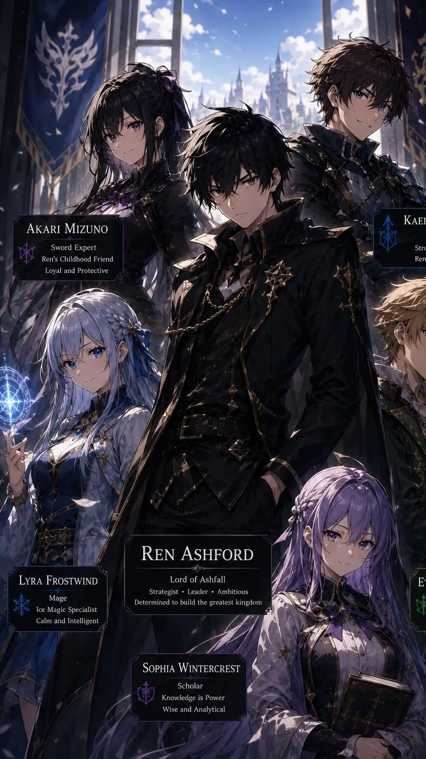 ai character: Rebuilding Kingdom background