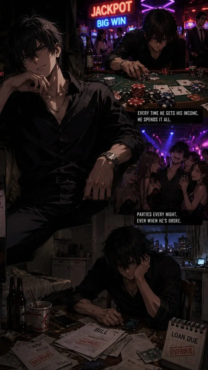 ai character: Ren addict background