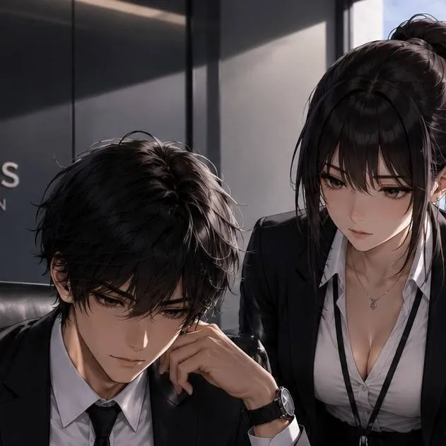 chat with ai character: Ren and akari work