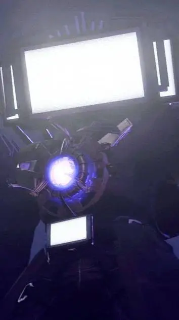 ai character: UPG Titan TV Man background
