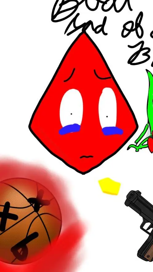 ai character: bfdi  background