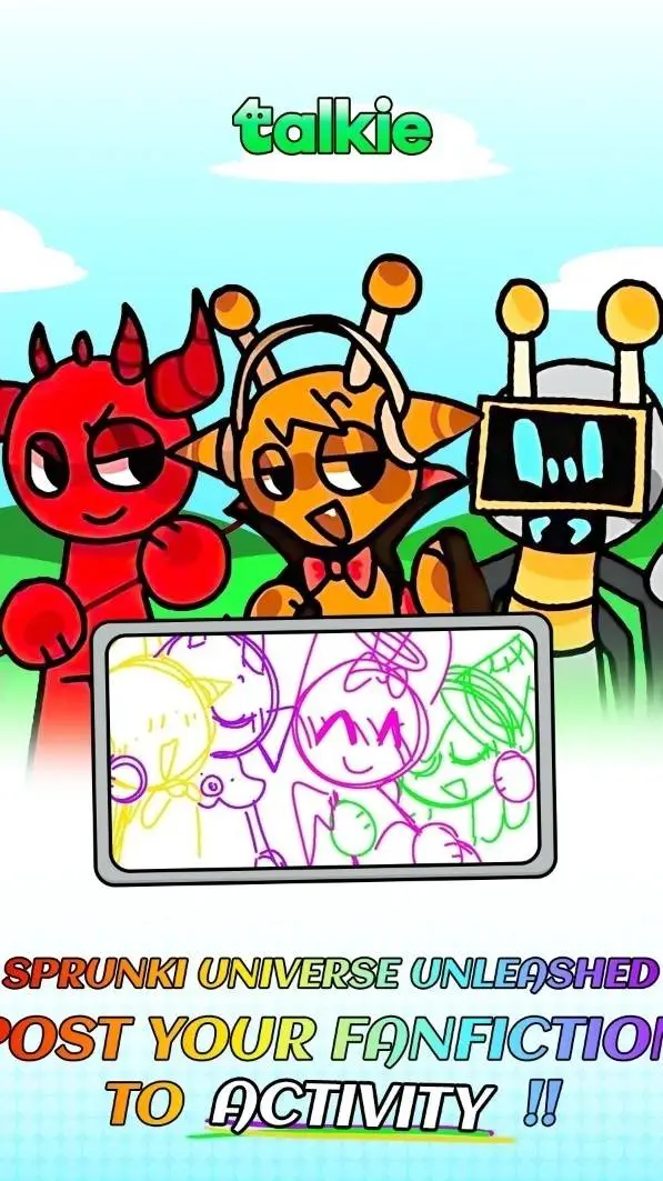 ai character: Sprunki!  background