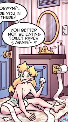 ai character: Corwyn🍼❄️ background