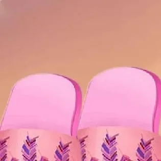 chat with ai character: pink flip flops